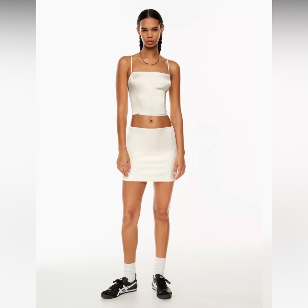 Aritzia Sunday best Rocco skirt light birch sz 4